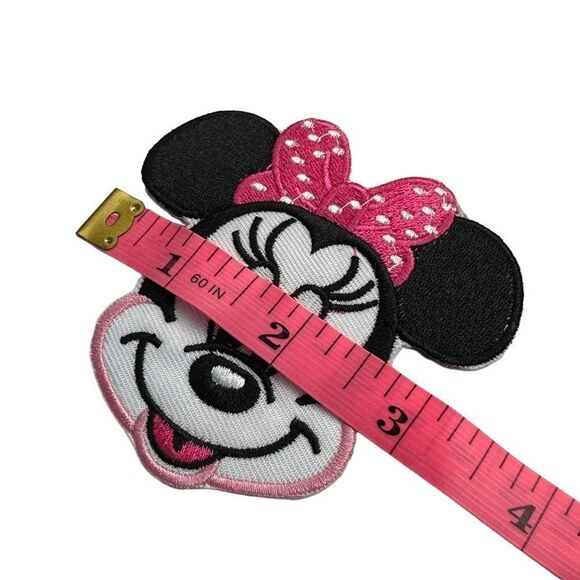 Minnie Mouse Pink Embroidered Patch - Picture 3 of 4